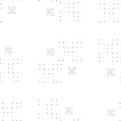 black and white ornament of geometric shapes, elements and lines. interesting pattern. the background.