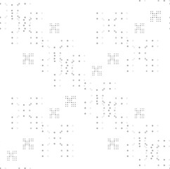 black and white ornament of geometric shapes, elements and lines. interesting pattern. the background.