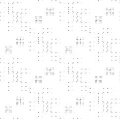 black and white ornament of geometric shapes, elements and lines. interesting pattern. the background.