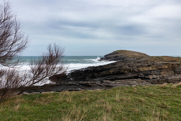 Fototapeta na wymiar landscape in the coast in the north of spain