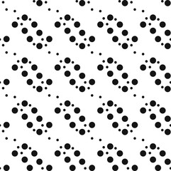 black and white ornament of geometric shapes, elements and lines. interesting pattern. the background.