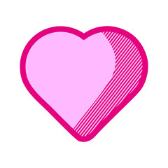 Heart. Heart icon. Heart icon isolated with white background. Heart icon eps. Heart icon Image. Heart icon logo.