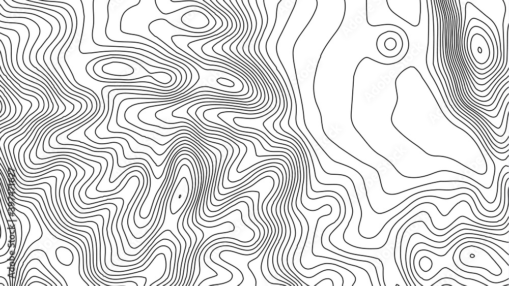 Poster grey contours vector topography. geographic mountain topography vector illustration. topographic pat