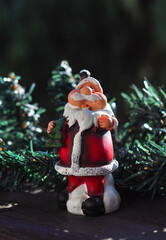 Uncle Santa is preparing for the holiday