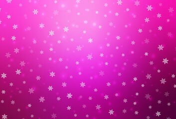 Light Pink vector texture in birthday style.