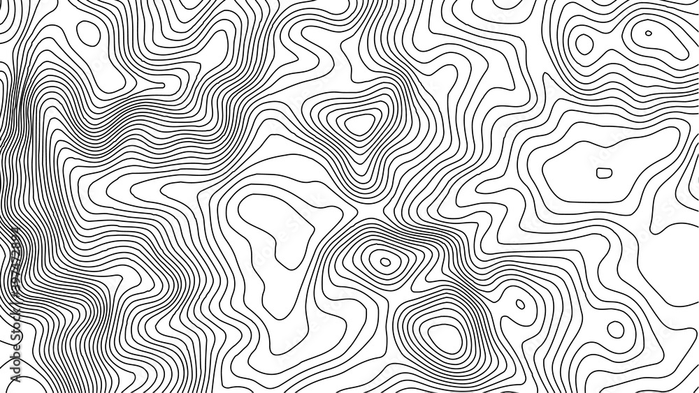 Poster grey contours vector topography. geographic mountain topography vector illustration. topographic pat