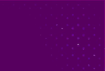 Fototapeta na wymiar Light purple vector texture with disks.