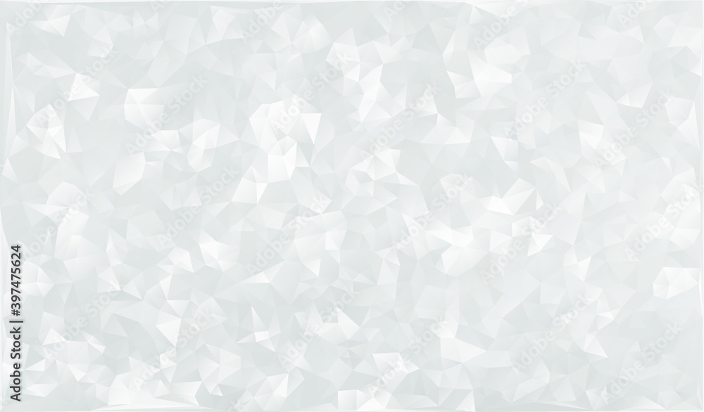 Wall mural grayscale illustration in polygonal style with gradient. triangular vector template for your design.