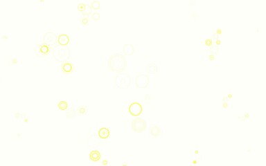 Light Green, Yellow vector background with spots.
