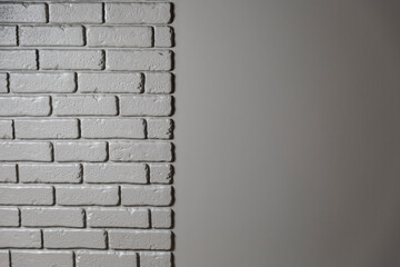 Grey brick wall