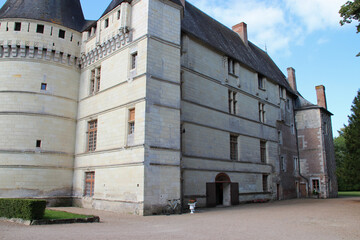 medieval and renaissance castle (islette) in azay-le-rideau (france)