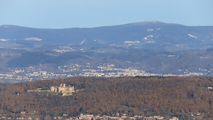 Fototapeta na wymiar château de Ravel, Auvergne