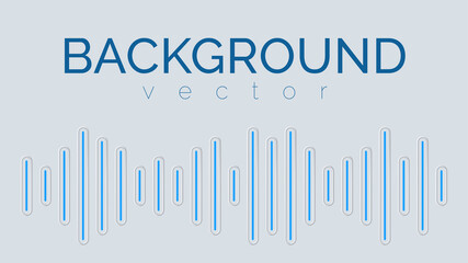 Minimalistic light sound wave or equalizer background