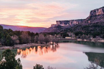 La Toba reservoir in Cuenca Castilla La Mancha Spain