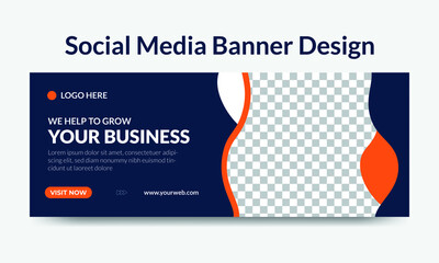 corporate business social media post template design
