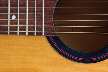 Acoustic guitar sound hole