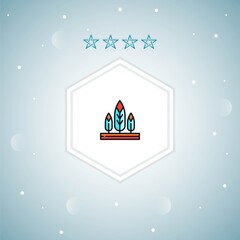 indian vector icons modern