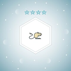 jerboa vector icons modern