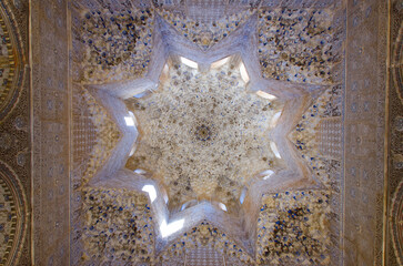 Alhambra, UNESCO World Heritage Site. Granada City. Andalusia, Southern Spain Europe