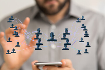 team hierarchy connection group digital