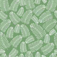 seamless pattern with leaf