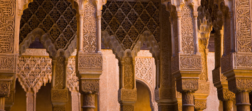 Alhambra, UNESCO World Heritage Site. Granada City. Andalusia, Southern Spain Europe