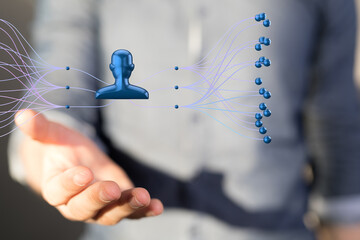 team hierarchy connection group digital