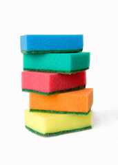  set of colored scouring sponges