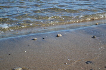 waves on the beach