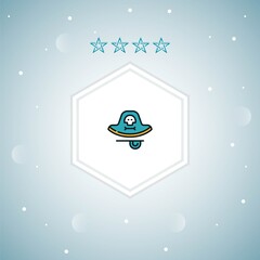 pirate vector icons moderns