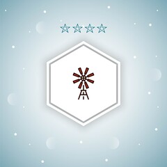 windmill_  vector icons modern