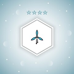 windmill vector icons modern