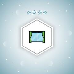 window vector icons modern