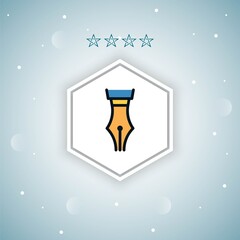 writer   vector icons modern