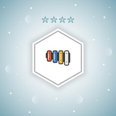xylophone_  vector icons modern