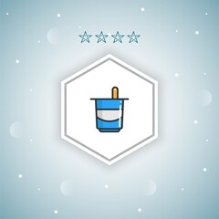 yogurt vector icons modern