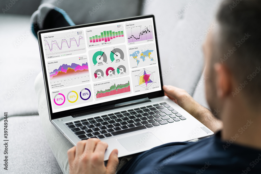 Poster Analytics Dashboard And Information Technology