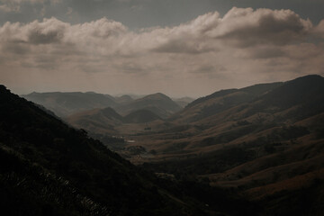 Fototapeta premium clouds over the mountains