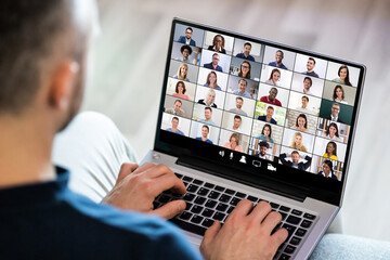 Video Conferencing Webinar Chat Or Videoconference