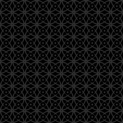 Seamless geometric black and grey pattern.