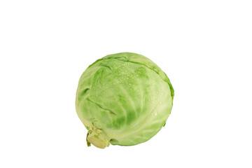 Fototapeta premium Cabbage isolated on white background with clipping path