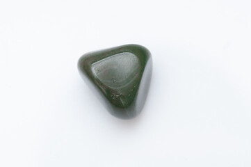 Natural stone aventurine on a white background