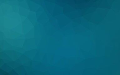 Dark BLUE vector shining triangular pattern.