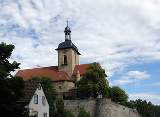 Fototapeta premium Regiswindiskirche in Lauffen am Neckar