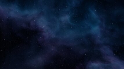nebula gas cloud in deep outer space, Science fiction illustrarion, colorful space background with stars 3d render
