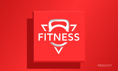 Dumbbell icon design, fitness vector logo, Gym Logo Ideas & Fitness Logo Designs