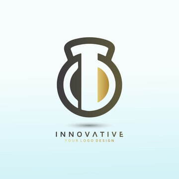 Letter CTB vector logo design with dumbbell icon, Fitness Logo Images, Stock Photos & Vectors