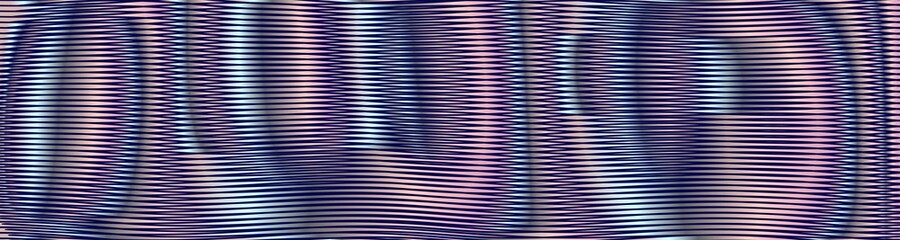 Linear abstract wavy background with smooth lines and rounded shapes with glow volume effect. Mech texture for design of presentations, prints, flyers, business cards, invitations, calendars, site.