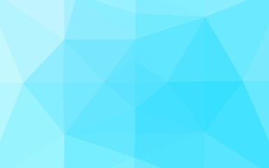 Light BLUE vector low poly texture.