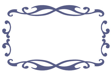 ビンテージ、アンティークな装飾フレーム。ベクター素材